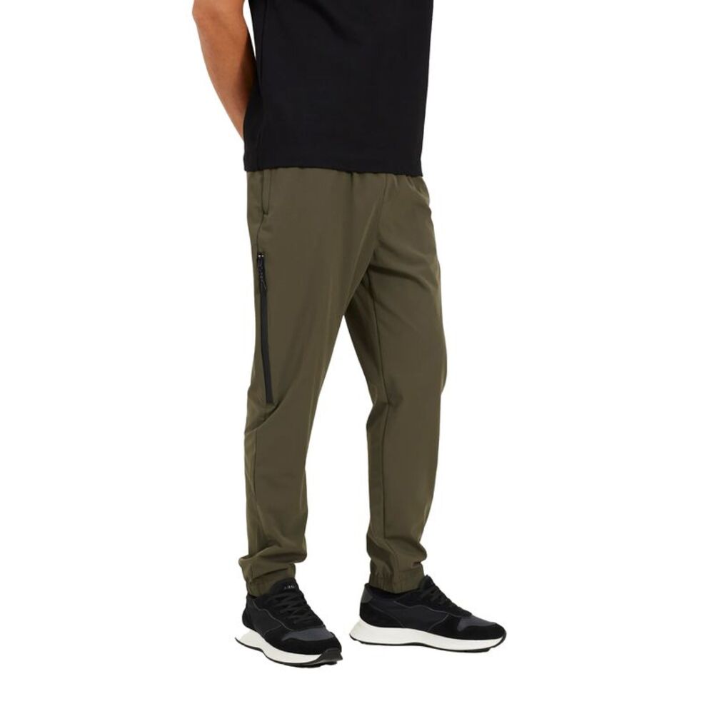 Brave Soul Mens Tech Zip Detail Pants / Khaki